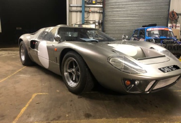 Image of a silver supercar